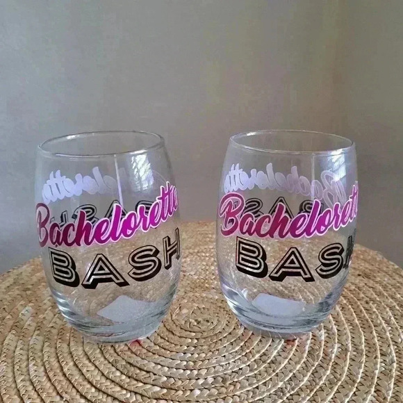 Bachelorette BASH WINE GLASS $10 Each - Picture 4 of 4